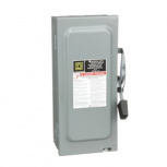 Schneider Electric Interruptor de Seguridad de 2 Polos D222N, 240V, 60A