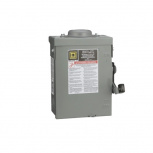 Schneider Electric Interruptor de Seguridad de 3 Polos DU321RB, 240V, 30A