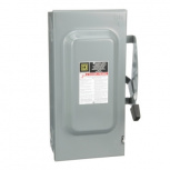 Schneider Electric Interruptor de Seguridad de 3 Polos DU323, 240V, 100A