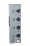 Schneider Electric Base para Medidor EZMR334225QOQ, 225A, 7 Terminales, Trifásico, 4 Hilos, Gris