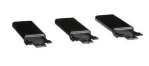 Schneider Electric Placa Ciega para Pared HLW1BL, Negro