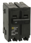 Schneider Electric Interruptor Termomagnético 2 Polos HOM250, 120 - 240V, 50A, Entrada 120 - 240V