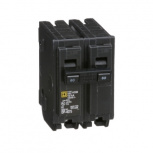 Schneider Electric Interruptor Miniatura de 2 Polos HOM260, 120 - 240V, 60A