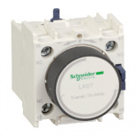 Schneider Electric Bloque de contactos temporizados LADR2, 1NA + 1NC, Blanco