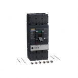 Schneider Electric Interruptor Automático 3 Polos LGL36600U31X, 1000V, 600A, Entrada 240V