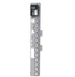 Schneider Electric Panel Eléctrico para Interruptor NF18SBRG3, 18 Circuitos, Plata