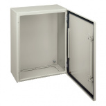 Schneider Electric Caja de Puerta Ciega NSYCRN66200, 600 x 600mm, Gris