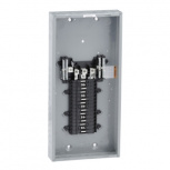 Schneider Electric Centro de Carga QO330L200G, 30 Polos, 200A, Sobreponer, Gris