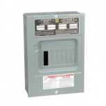 Schneider Electric Centro de Carga QO612L100S, 6 Polos, 100A, Sobreponer, Gris
