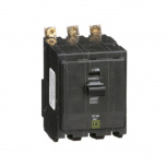Schneider Electric Interruptor Termomagnético 3 Polos QOB310, 240V, 10A, Entrada 120V