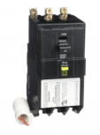 Schneider Electric Interruptor Termomagnético 3 Polos QOB330GFI, 240V, 30A, Entrada 240V