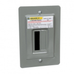 Schneider Electric Centro de Carga QOD1F, 1 Polo, 50A, Empotrar, Gris