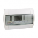 Schneider Electric Centro de Carga QOX208, 10 Polos, 100A, Sobreponer, Blanco