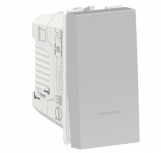 Schneider Electric Apagador Sencillo S70116174, 1 VÃa, 127V, 16A, Gris