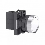 Schneider Electric Botón Pulsador XA2EA11, Blanco