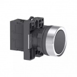 Schneider Electric Botón Pulsador XA2EA21, Negro