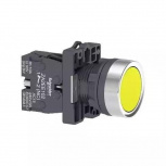 Schneider Electric Botón Pulsador XA2EA51, Amarillo