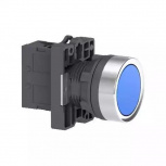 Schneider Electric Botón Pulsador XA2EA61, Azul