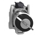 Schneider Electric Cabezal para Interruptor Selector XB4BG41, 2 Posiciones, Negro