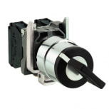 Schneider Electric Cabezal para Interruptor Selector XB4BG61, 2 Posiciones, Negro