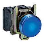 Schneider Electric Luz Piloto XB4BVB6, 24V, Azul
