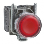 Schneider Electric Botón Pulsador XB4BW34G5, Alámbrico
