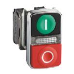 Schneider Electric Botón Pulsador XB4BW73731B5, Alámbrico