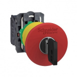 Schneider Electric Botón Pulsador XB5AS9445, Rojo