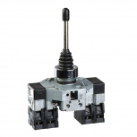 Schneider Electric Controlador Joystick para Interruptor XD2GA8241, 2 Polos, Plata