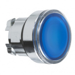 Schneider Electric Cabeza de Pulsador Iluminado ZB4BW363, Azul