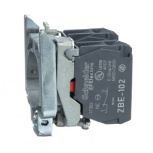 Schneider Electric Cuerpo para Botón Pulsador ZB4BZ104, 22 mm, 2 Contactos NC