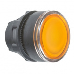 Schneider Electric Cabeza de Pulsador Iluminado ZB5AW353, 22mm, Naranja