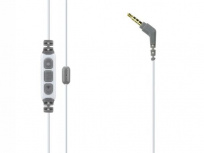 Scosche Audífonos Intrauriculares con Micrófono actionWRAPS II, Alámbrico, 1.1 Metros, 3.5mm, Blanco - Imagen adicional 1