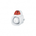 Seco-Larm Sirena con Luz Estroboscópica SH-816S-SQ/R, Alámbrica, 120dB, 25W, Blanco