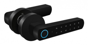 Secukey Cerradura Inteligente con Teclado/Huella Touch D100-BT, 100 Usuarios, Negro