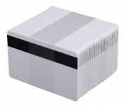 SecuriTag Tarjeta de PVC con Banda Magnética, 8.5 x 5.4cm, Blanco, 50 Piezas