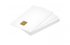 SecuriTag Tarjeta de Chip AT24C02, Blanco, 100 Piezas
