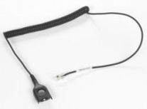Sennheiser Cable Telefónico CSTD 01, EasyDisconnect - RJ-9, Negro
