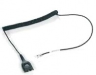 Sennheiser Cable Telefónico CAVA 31, Avaya Macho - RJ-11 Macho, 1 Metro, Negro