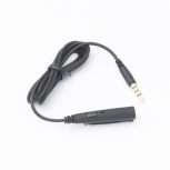 Sennheiser Cable AUX 3.5mm Hembra - 3.5mm Macho, Negro