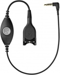 Sennheiser Cable AUX ED Hembra - 3.5mm Macho, 80cm, Negro