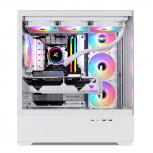Gabinete Sharkoon AK6 RGB, Midi-Tower, ATX/Micro-ATX/Mini-ITX, USB 3.0, sin Fuente, 4 Ventiladores Instalados, Blanco - Imagen adicional 9