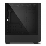 Gabinete Sharkoon C-HEXBK, Midi-Tower, ATX/Micro-ATX/Mini-ITX, USB 3.0, sin Fuente, 6 Ventiladores Instalados, Negro - Imagen adicional 3