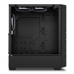 Gabinete Sharkoon C-HEXBK, Midi-Tower, ATX/Micro-ATX/Mini-ITX, USB 3.0, sin Fuente, 6 Ventiladores Instalados, Negro - Imagen adicional 4