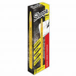 Sharpie Marcador de Cera Pro, Amarillo, 12 Piezas
