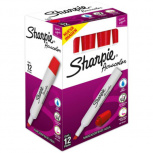 Sharpie Marcador a Base Agua Acuacolor, Rojo, 12 Piezas