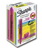 Sharpie Marca Textos 25009B, Rosa, 12 Piezas