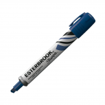 Sharpie Marcador Permanente Esterbrook, Punto Grueso, Azul, 12 Piezas