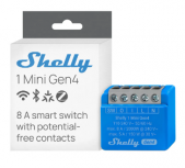 Shelly Interruptor de Luz Inteligente MINIGEN 4, Wi-Fi, Azul