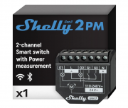 Shelly Módulo Controlador 2PM Gen3, Inalámbrico, Entrada 110-240V